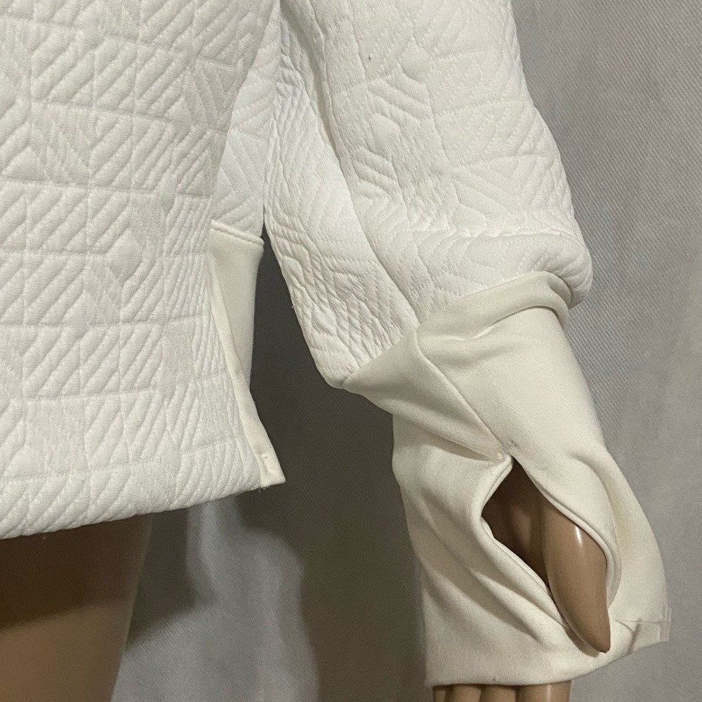 Athleta Jacquard Elevation Pullover In White-Small - image 8